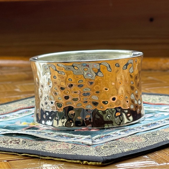 Robert Lee Morris Jewelry - Robert Lee Morris wide silver bangle/cuff bracelet RLM Soho